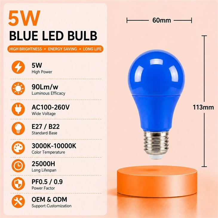 Blue LED Lightbulb suppliers