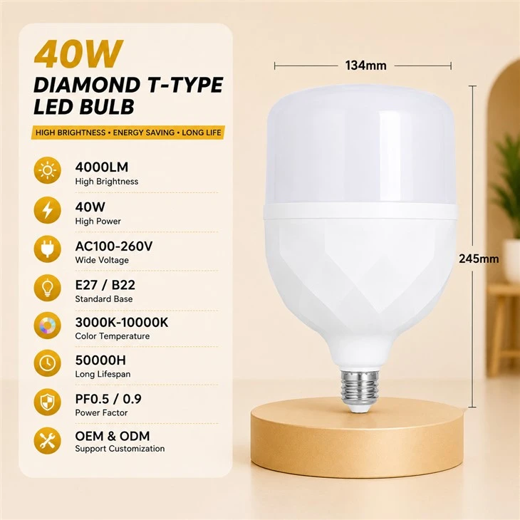 Crystal Diamond T Shape Bulb factory