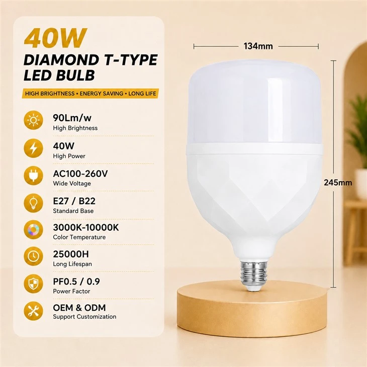 Crystal Diamond T Shape Bulb suppliers