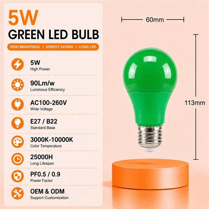 Green LED Flood Light Bulb suppliers