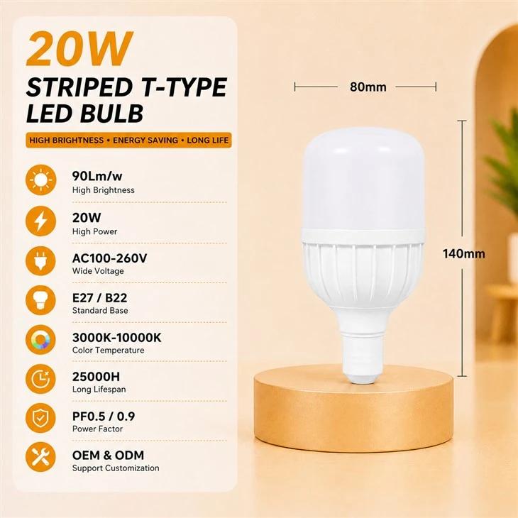 Ribbed Straight Tower LED Bulb suppliers