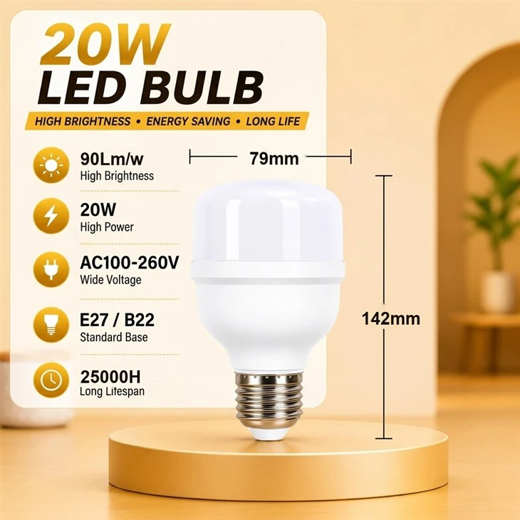 T Shape Led Bulb 20 Watt suppliers